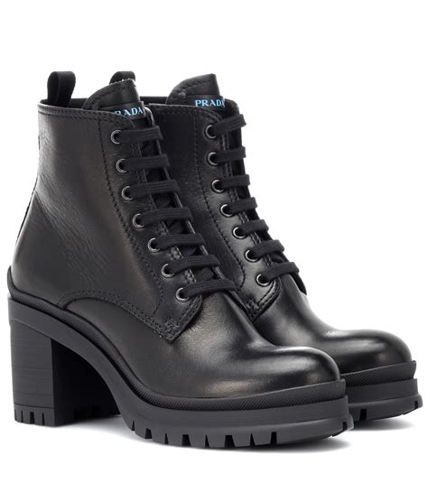 botte prada prix|Prada leather ankle boots.